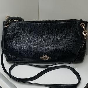 Coach black crossbody purse